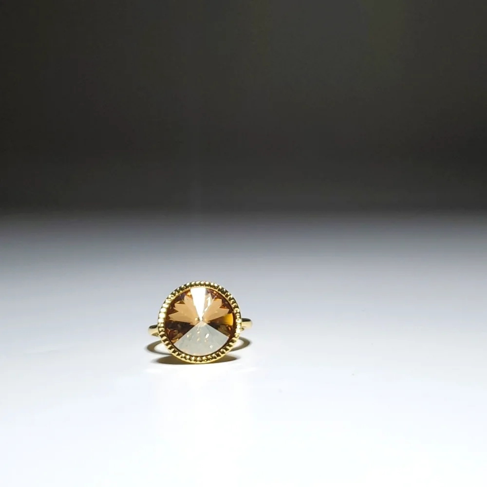 Ted Baker Rada CHAMPAGNE Crystal Rivoli Ring